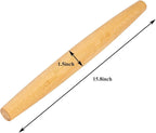 Classic French Rolling Pins Bamboo Wooden Rolling Pin - Image 6
