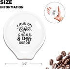 Funny Coffee Spoon Holder-Coffee Spoon Rest-Cafe Bar Station Accessories-I Run - Image 2