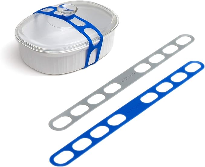 Lid Latch the reusable universal lid securing strap by Mella