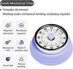 Elegant Stainless Steel Vintage Kitchen Timer - Image 2