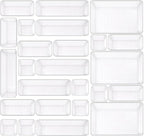 Clear Acrylic Drawer Organizers Set Storage - Image 6