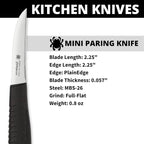 Spyderco Mini Paring Kitchen Knife - Image 3