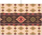 American Aztec Dish Drying Mat Traditional Ethnic Style Design Geometric Drying by Unknown