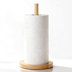 WORHE Bamboo Paper Towel Holder Countertop 1 Pack Thick Sturdy Base, Standing by WORHE