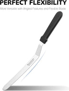 Anaeat Icing Spatula, Professional Cake Angled Offset Spatula - Image 3