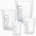 Silicone Measuring Cups 4-Pack Set, Reusable Silicone Cup by SwigranceQualityCreativity