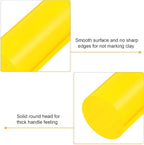 HARFINGTON Acrylic Clay Roller 9 Inch x 1 Inch Solid Non-Stick Plastic Round - Image 4