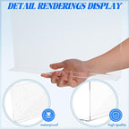 PRETYZOOM Acrylic Sink Water Splash Guard, 15.7x8 Inches Sink Splash Guards - Image 3