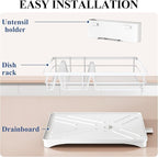 SNTD Dish Drying Rack for Kitchen Counter - Image 6