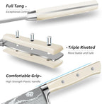 MDHAND Chef Knife Set with Roll Bag, High Carbon Stainless Steel Japanese - Image 4