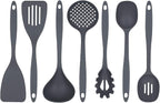 Glad Cooking Kitchen Utensils Set – 7 Pieces, Nylon Tools by GladTrashFoodStorage