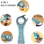 Jar Opener, 5 in 1 Multi Function Can Opener Bottle Opener Kit - Image 3