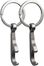 Titanium Bottle Opener, Small Keychain Beer Bottle Opener Can Opener by SHEICAP