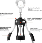 KORCCI Wine Opener, Heavy-Duty Zinc Alloy Wing Corkscrew, Premium Beer Bottle - Image 2