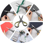 LIVINGO 2 Pack 8" Titanium Non-Stick Scissors, Professional Stainless Steel - Image 6