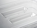 CURTA 6 Pack NSF Food Pan Cover, Full Size Clear Polycarbonate Lid - Image 4