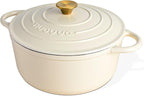 Nuovva Enamelled Cast Iron Dutch Oven Pot by Nuovva