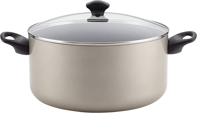 Farberware Promotional Cookware Aluminum Nonstick Covered Stockpot, 10.5-Quart by Farberware