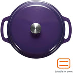 Amazon Basics Enameled Cast Iron Dutch Oven Pot - Image 2