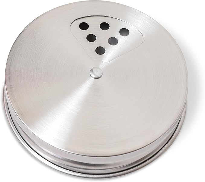 Mason Jar Spice Shaker Lids Stainless Steel – 8 Pack Adjustable Spice Lids - Image 7