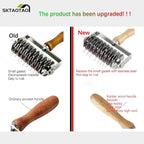 Stainless Steel Dough Lattice Roller Cutter - Image 3