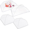 JULBEAR 4 Pcs Large and Tall Mesh Food Cover Tent Umbrella Food Screen Covers by JULBEAR