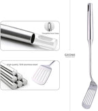 Stainless Steel Slotted Spatula, Cooking Utensil - Image 3
