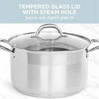 Alpha Living SP-08G Stainless Steel Pot - Image 4