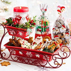 LOKIPA 200 Pcs Christmas Cellophane Treat Bags, Xmas Clear Cello Gift Bags Candy Goodies Bags with Twist Ties for Christmas Party Supplies - Image 5