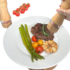 Classic Salt and Pepper Grinder Set, Refillable Salt and Pepper Mills, Manual - Image 5