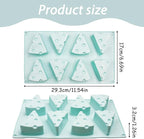 Cheese Silicone Molds for Mousse Cake, 8-Cavity 3D Cheese Cake Baking Tray for - Image 2
