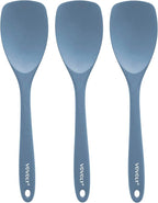Upgrade Silicone Spatula Spoon Set, VOVOLY Heat Resistant Rubber Spoonula by VOVOLY