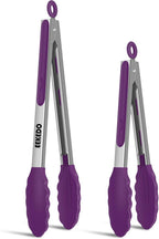 Tongs for Cooking, 600ºF High Heat-Resistant Stainless Steel Kitchen Tongs by EEKEDO