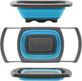 Qimh Colander Collapsible, Colander Strainer Over the Sink Food Colanders by Qimh