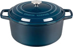 EDGING CASTING Enameled Cast Iron Dutch Oven Pot by EDGINGCOOKWARE