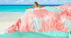 HIHOHO Beach Blanket Waterproof Sandproof Extra Large Beach Mat 79" X - Image 2