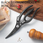 Professional 10-Inch Heavy-Duty Kitchen Shears Ultra-Sharp Stainless Steel - Image 2