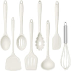 TeamFar 8 PCS Silicone Cooking Utensils by TeamFar