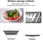 Collapsible Colander and Strainer, Silicone Strainer Colanders & Food Strainers - Image 6