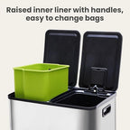2×8 Gallon Kitchen Trash Can - Image 4