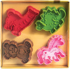 Mrs. Anderson's Baking Animal Cookie Cutters, Spring-Action Embossing Cutters - Image 9
