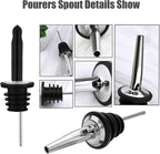 Pafusen 12 Pack Liquor Bottle Pourers, Liquor Pour Spout - Image 7