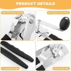 2 PCS Commercial Can Opener Manual, Stainless Steel Handheld Can Opener - Image 5