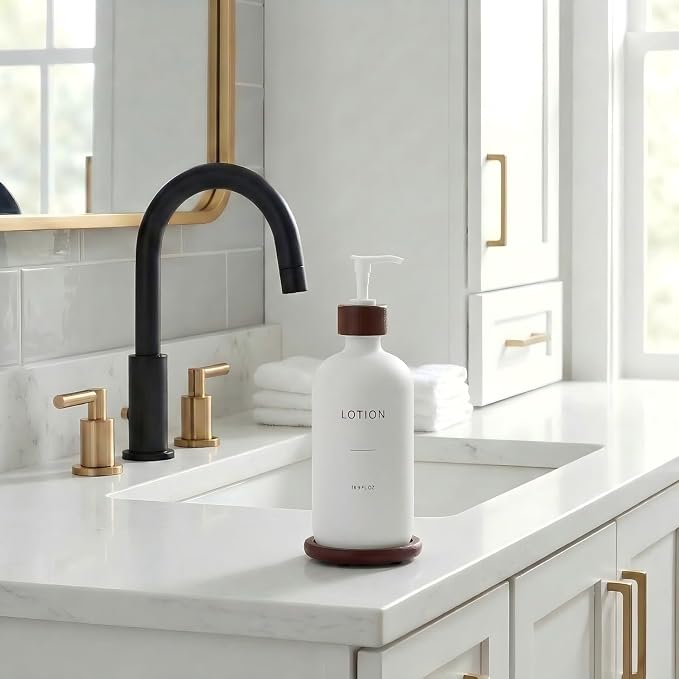 Soap Dispenser Bathroom, Refillable Lotion Dispenser - Image 3