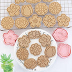 8 Pcs Cookie Cutters Set 3D Holiday Cookie Cutters - Image 5