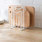 SUNFICON Cutting Board Rack Chopping Board Organizer Pot Pan Lids Holder Thin by SUNFICON