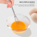 NileHome Mini Whisks Stainless Steel Whisk Set 5" 7" 7"Kitchen Small Wisk - Image 5