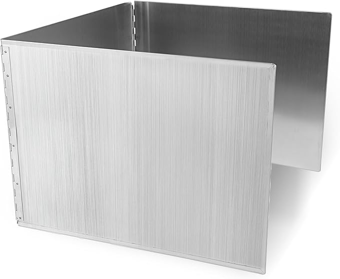 3 Sided Oil Splatter Guard, Upgrade Stainless Steel Anti Splatter Shield by Unknown