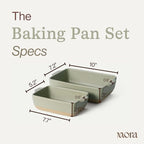 Mora Ceramic Set of 2 Baking Dishes - Image 2