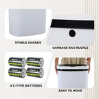 BestOffice | 13 Gallon Plastic Trash Can - Image 4